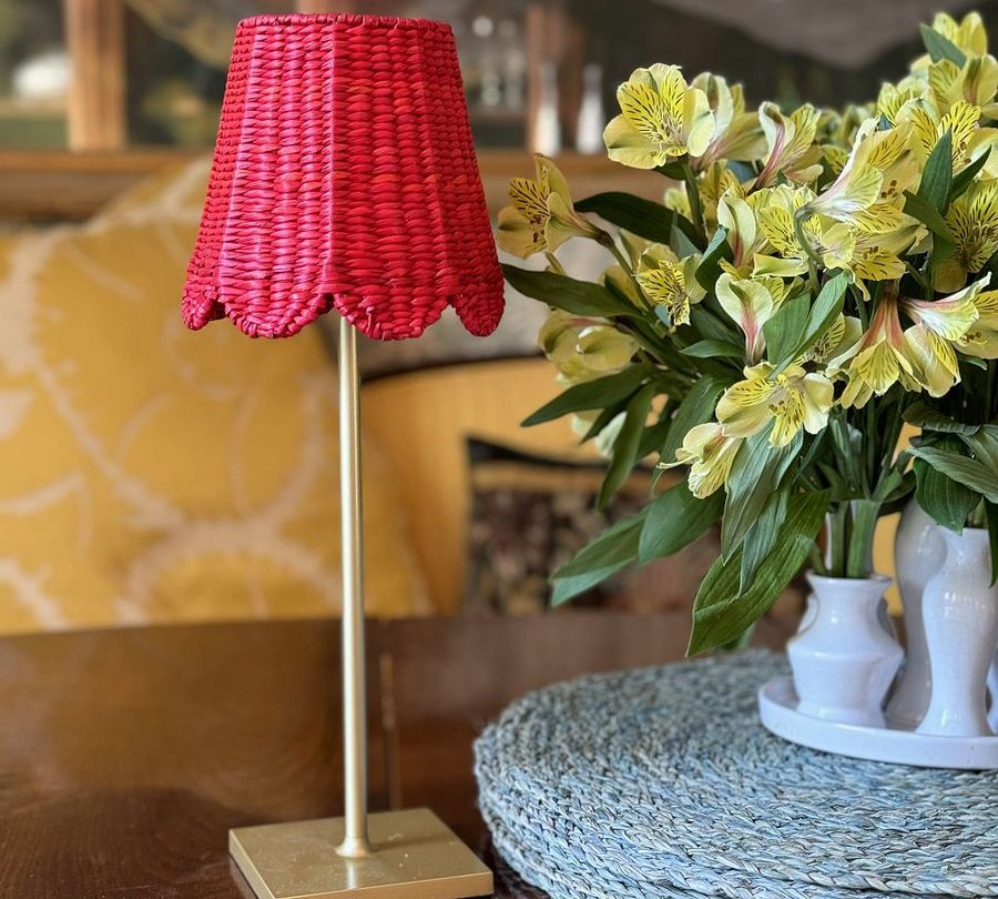 Maison Maison Portable Lamp Scalloped Seagrass Shades added by Spoak Member