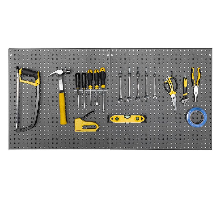 2-Piece Pegboard Set with 23-Piece Hook Assortment added by Spoak Member