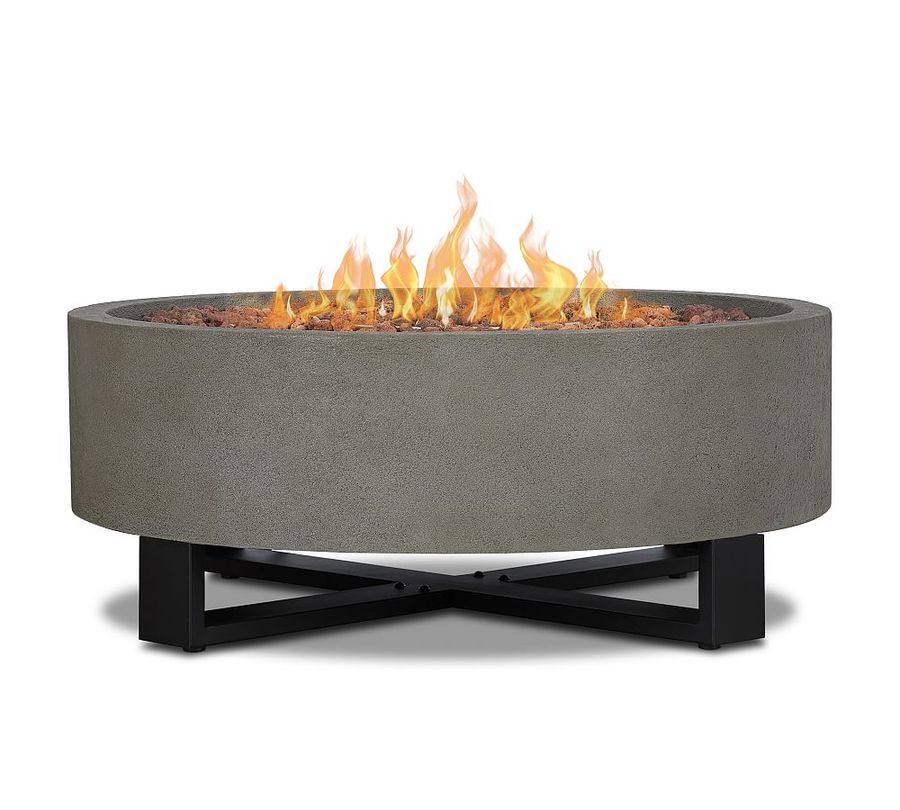 Elmwood Concrete Round Propane Fire Pit (40&quot;) added by Spoak Member