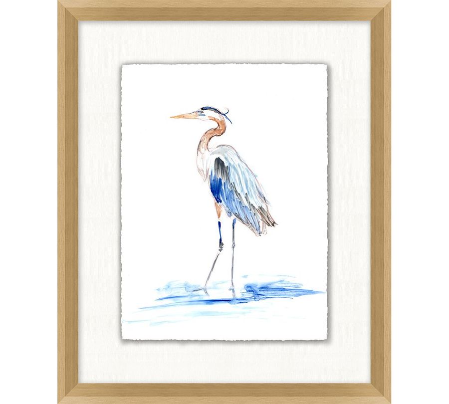 Watercolor Heron Framed Print added by Spoak Member