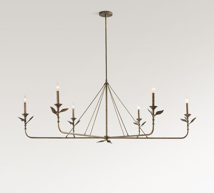 Botanical Forged Iron Chandelier (65&quot;) added by Spoak Member