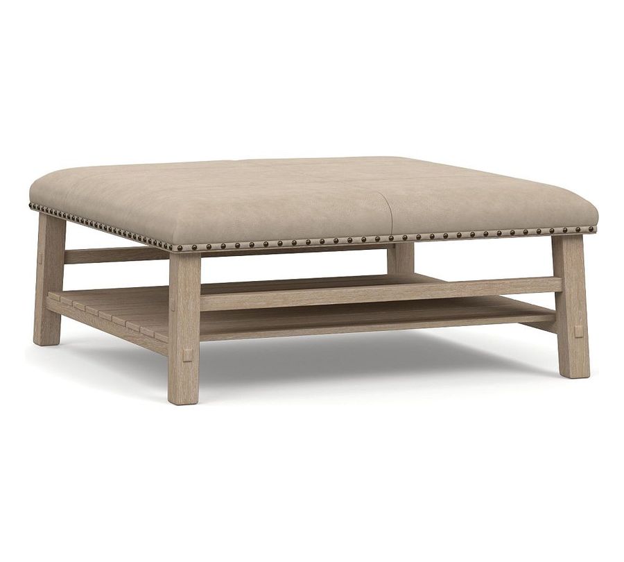 Caden Leather Square Ottoman added by Spoak Member