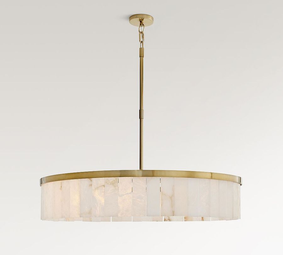 Windham Alabaster Tile Round Chandelier (42&quot;) added by Spoak Member