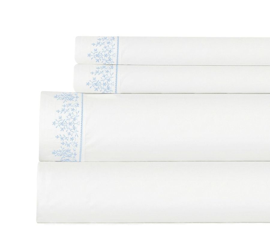 Kollin Cotton Percale Embroidered Sheet Set added by Spoak Member