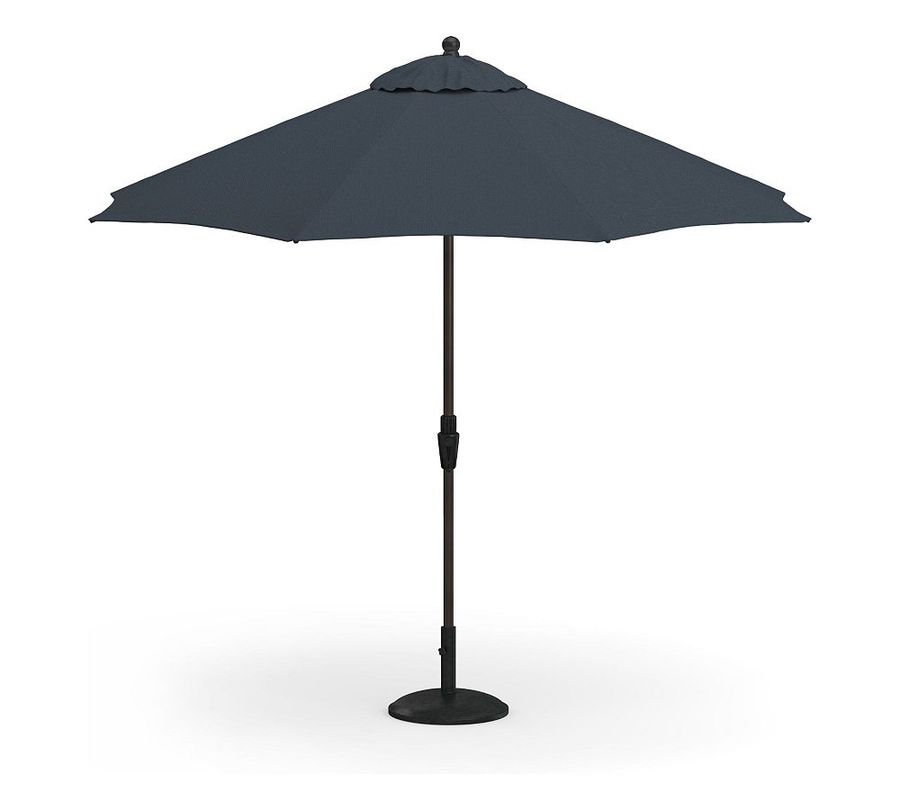 9' Round Outdoor Patio Umbrella &ndash; Rustproof Aluminum Tilt Frame added by Spoak Member
