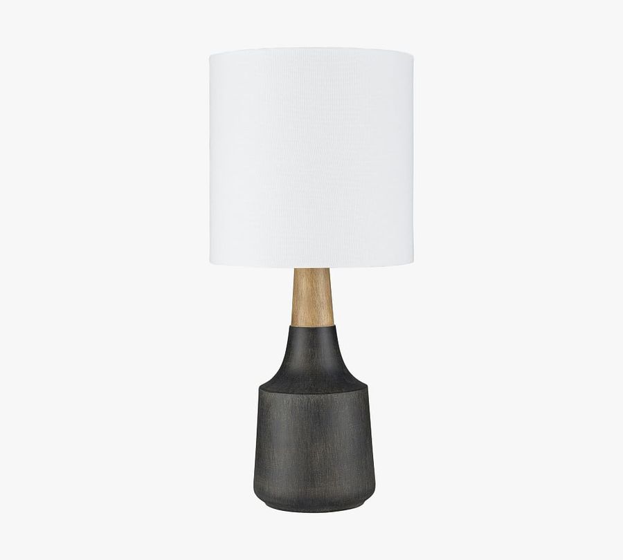 Cowan Petite Ceramic &amp; Wood Table Lamp (18&quot;) added by Spoak Member