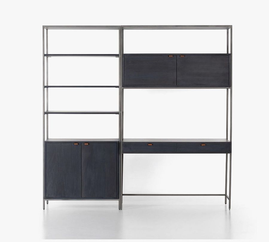 Graham Wall Desk With Drawer &amp; Bookcase (85&quot;) added by Spoak Member