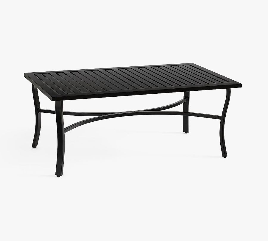 Riviera Metal Rectangular Outdoor Coffee Table (48&quot;) added by Spoak Member