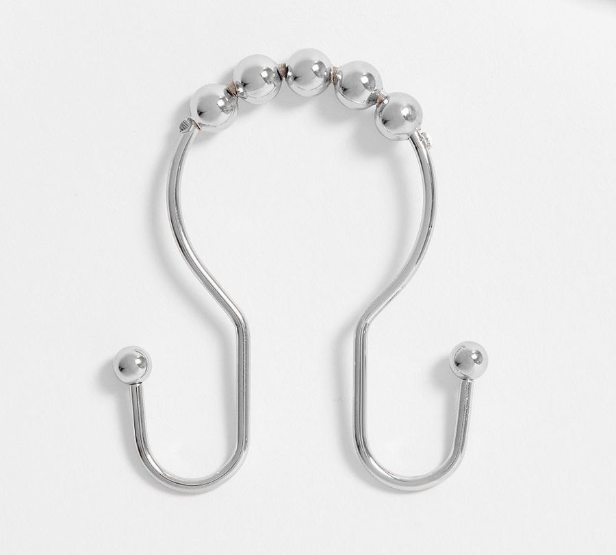 Double Hook Shower Curtain Rings - Set of 12 added by Spoak Member