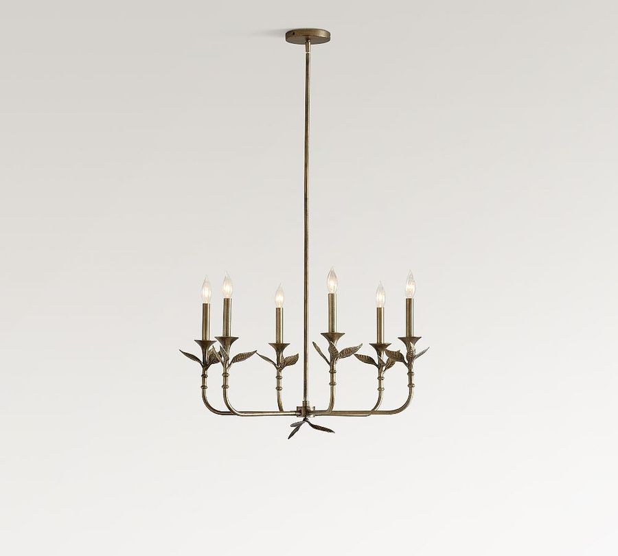 Botanical Forged-Iron Chandelier (30&quot;) added by Spoak Member