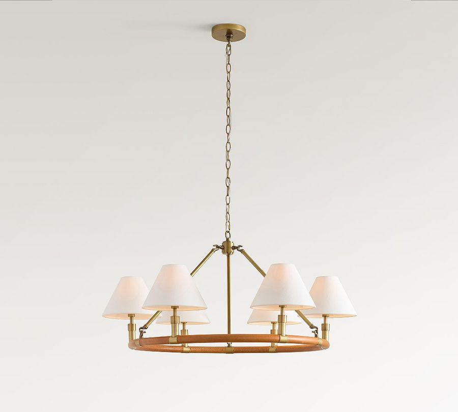 Chambers Leather Round Chandelier (36&quot;) added by Spoak Member