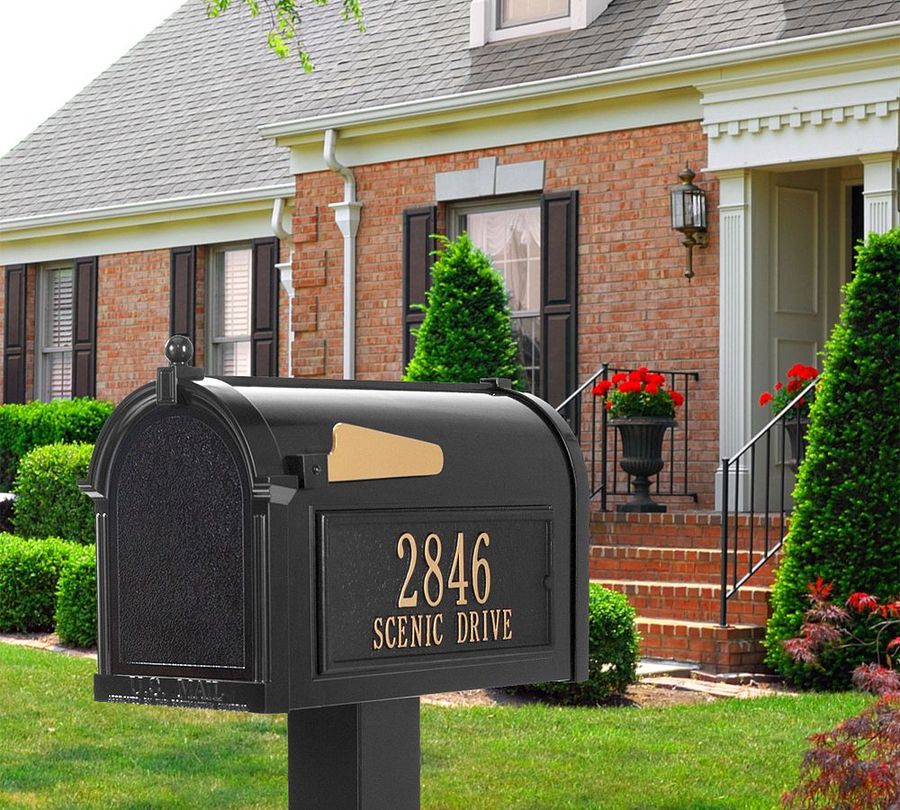 Premium Mailbox Plaque &amp; Post added by Spoak Member