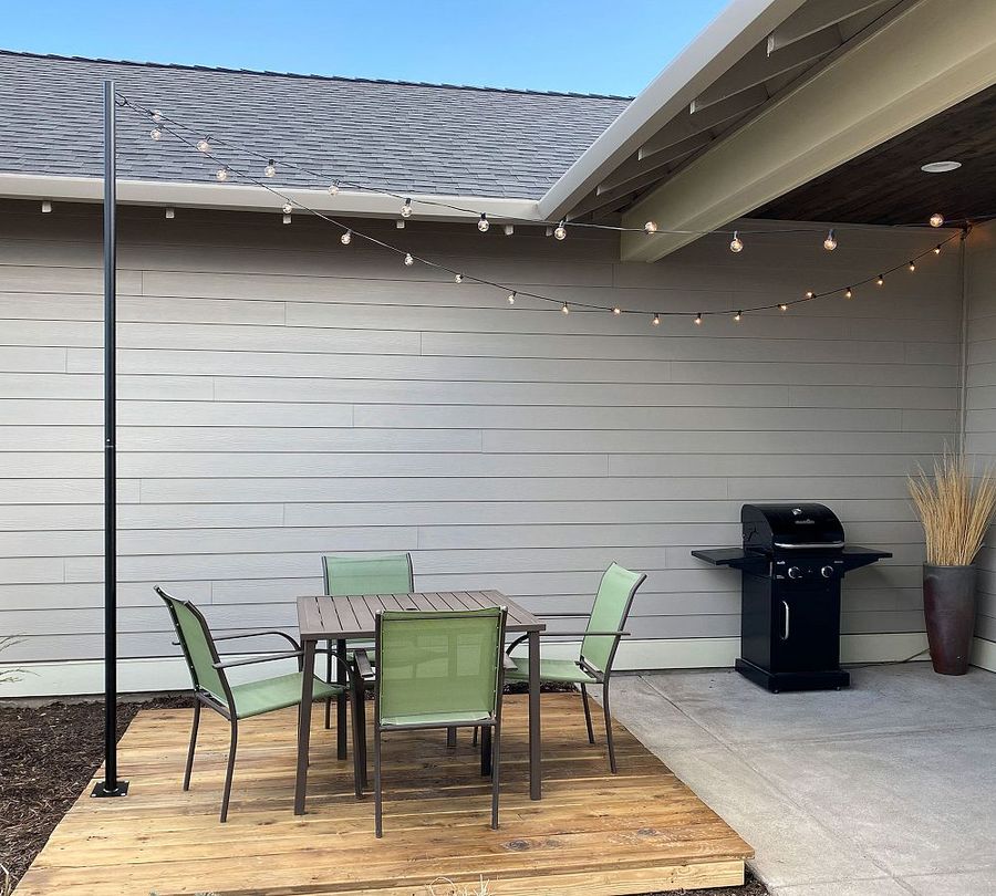 Outdoor Bistro Standing String Light Posts added by Spoak Member