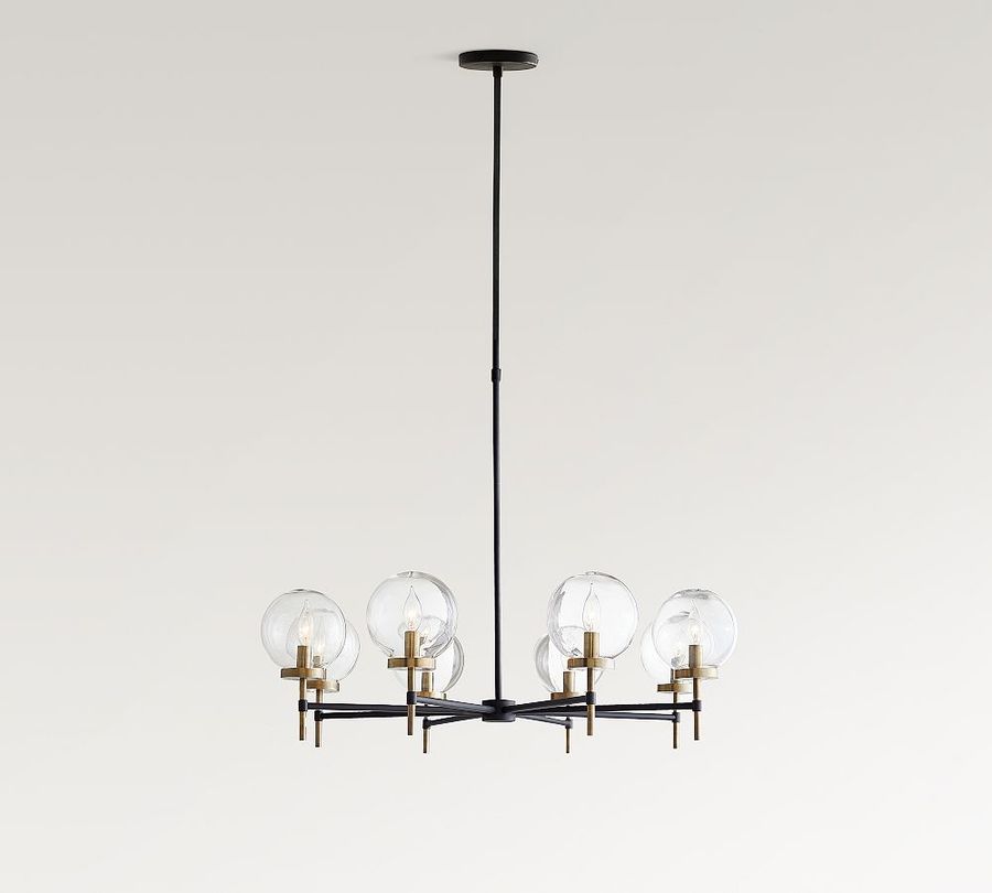 Camryn Glass Globe Round Chandelier (36&quot;) added by Spoak Member