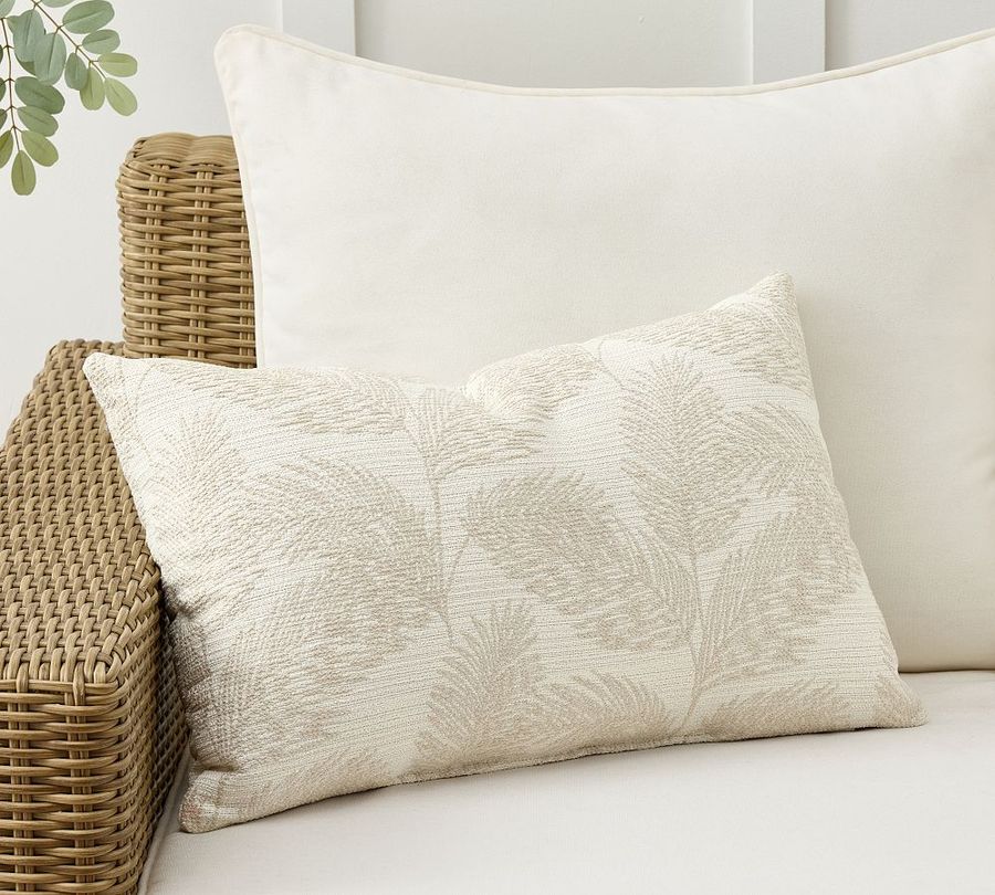 Open Box: Sylvie Palm Outdoor Performance Lumbar Pillow added by Spoak Member