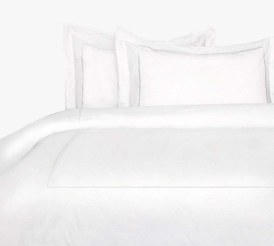 Lena Percale Embroidered Single Stripe Duvet Cover Set added by Spoak Member
