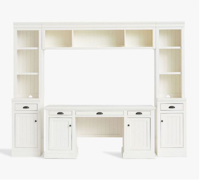 Aubrey Executive Desk Office Suite with Cabinets (104&quot;) added by Spoak Member