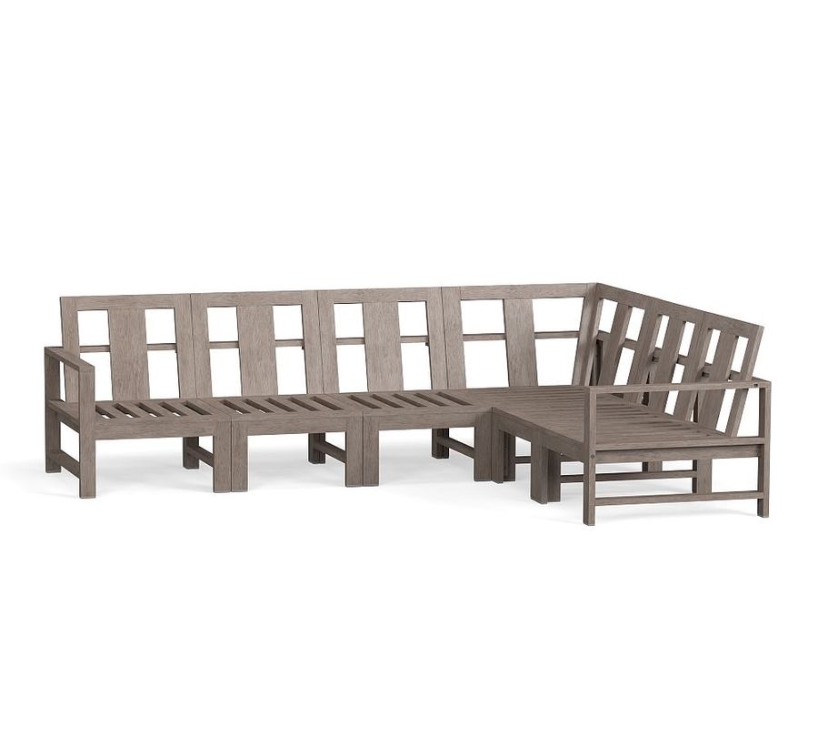 Indio Eucalyptus 6-Piece Outdoor Sectional (100&quot;) added by Spoak Member