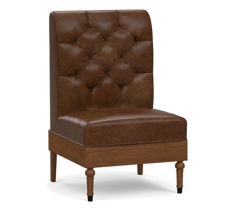Hayworth Leather Banquette - 25&quot; Single Seat added by Spoak Member