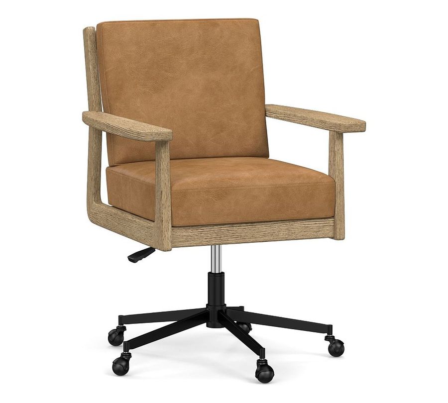 Cody Leather Swivel Desk Chair added by Spoak Member