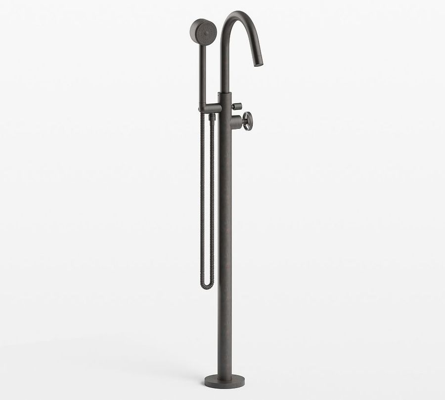 Tilden Floor Mounted Tub Filler with Handshower added by Spoak Member
