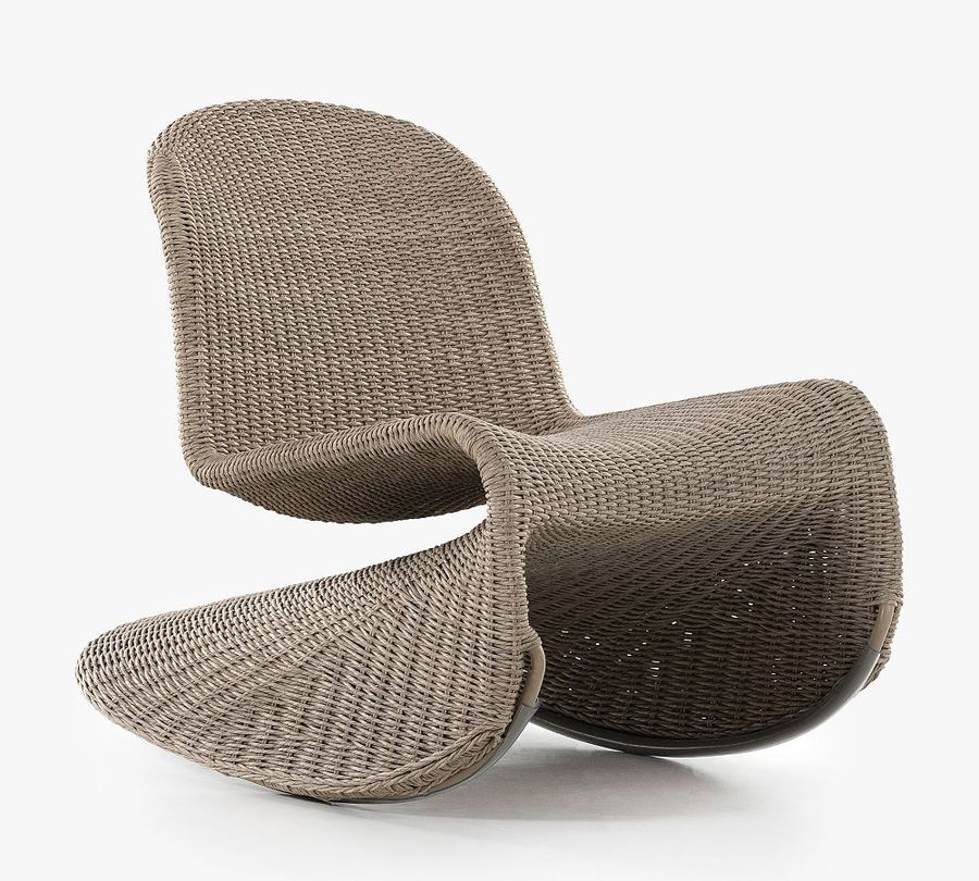 Encinitas Wicker Rocking Outdoor Lounge Chair added by Spoak Member