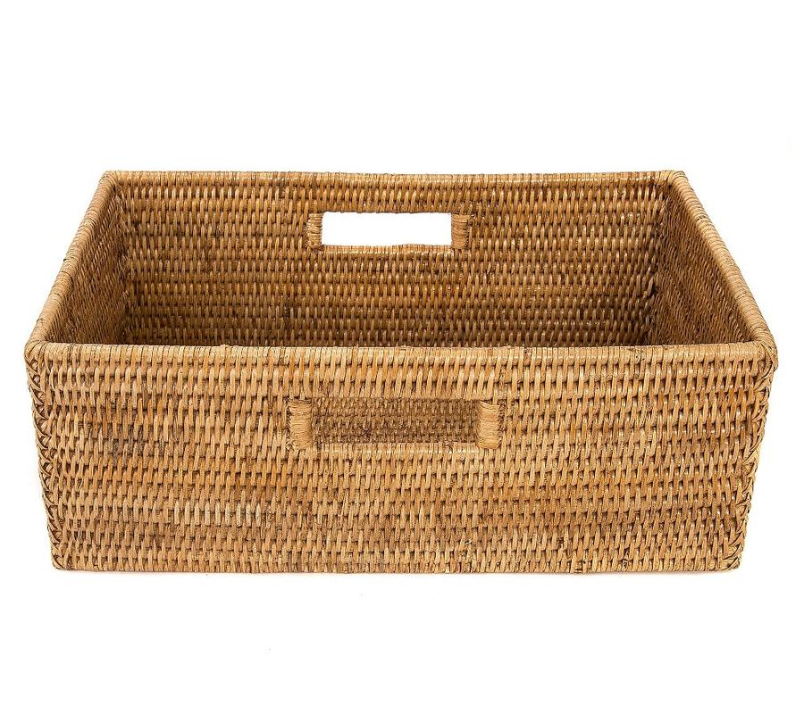 Tava Handwoven Rattan Rectangular Shelf Basket added by Spoak Member
