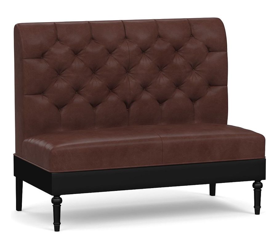 Hayworth Leather Banquette - 50&quot; Double Seat added by Spoak Member