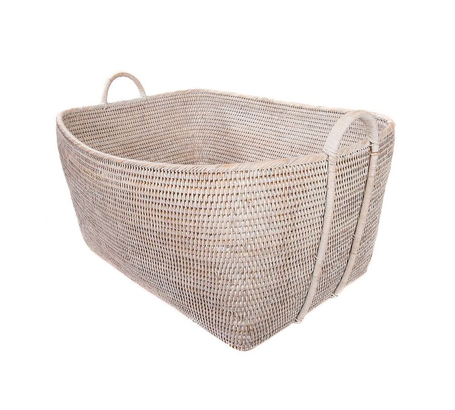 Tava Handwoven Rattan Basket With Hoop Handles added by Spoak Member