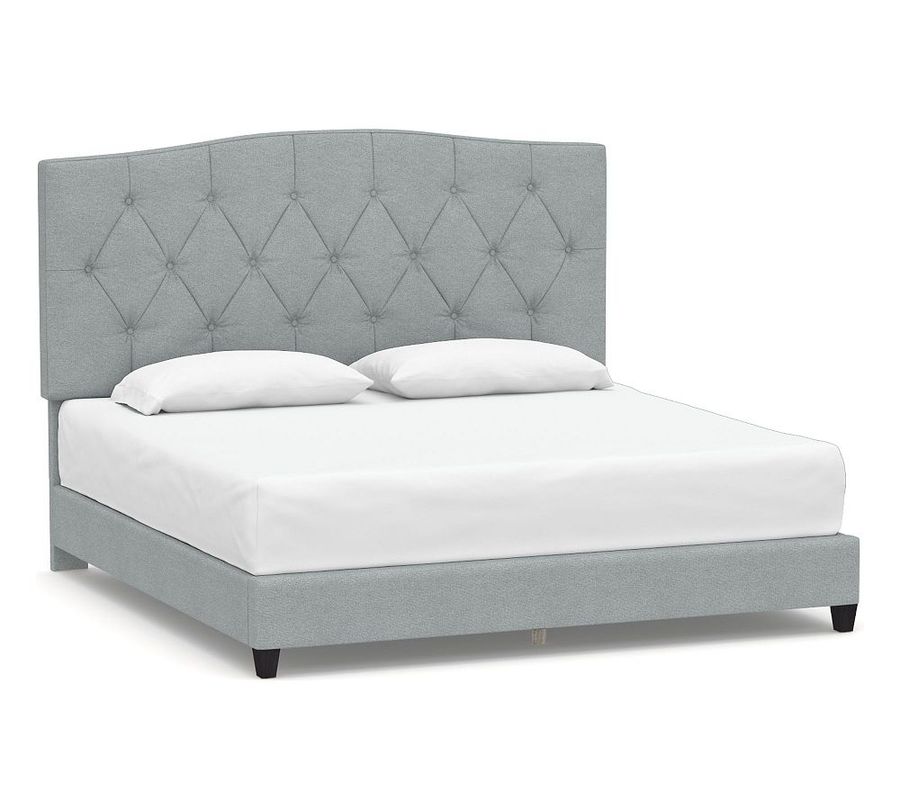 Elliot Curved Tufted Upholstered Bed added by Spoak Member