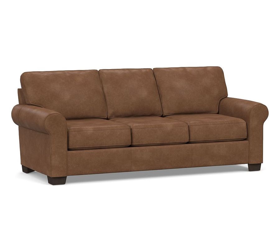 Buchanan Roll Arm Leather Sleeper Sofa (87&quot;) added by Spoak Member
