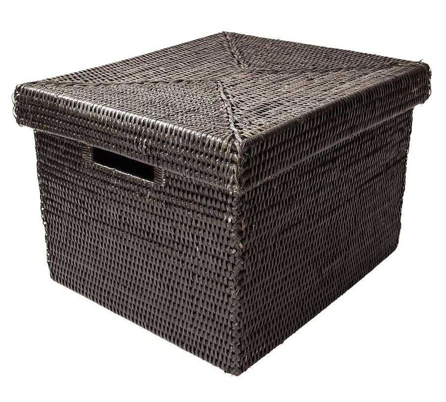 Tava Handwoven Rattan Letter File Box With Lid added by Spoak Member