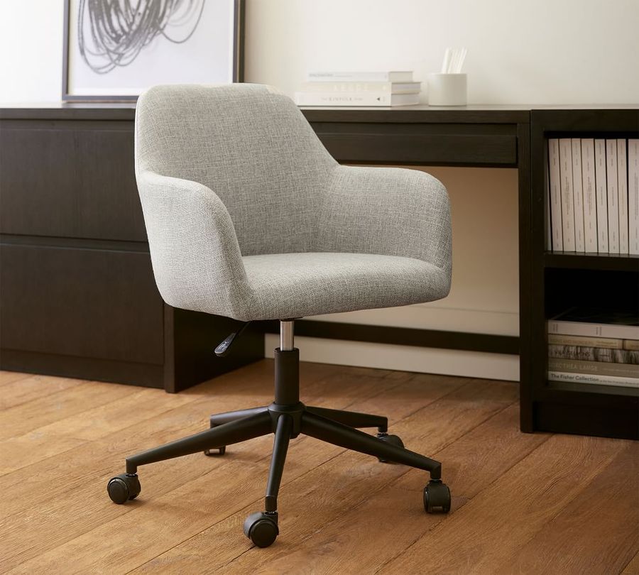 Carson Upholstered Swivel Desk Chair added by Rachel Fedorov
