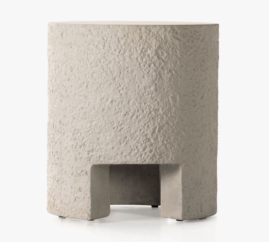 Bolinas Round Concrete End Table added by erika grossman