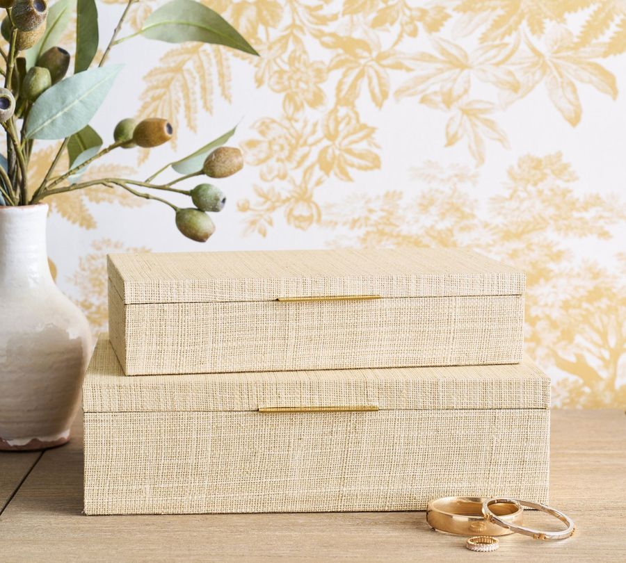 Raffia Jewelry Box added by Where The Heart Is Designs