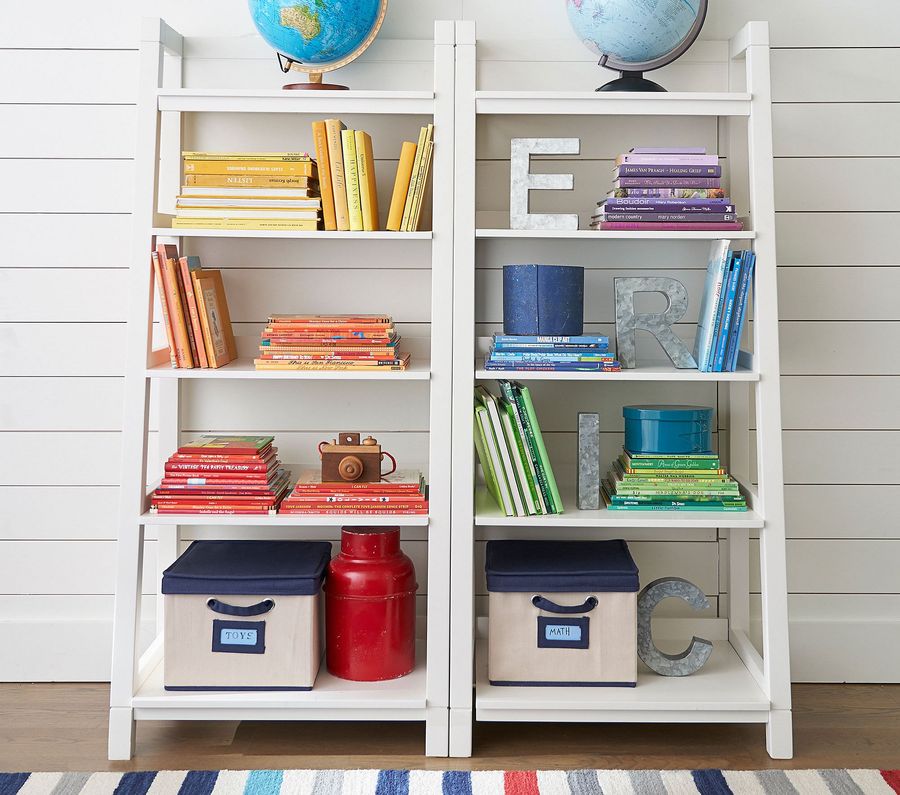 Morgan Leaning Bookcase 27"w x 18"d x 60"h added by Kate Lynn Nemett