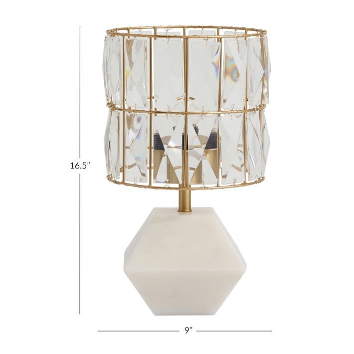 Monique Lhuillier Marble Gem Table Lamp added by Tayo A