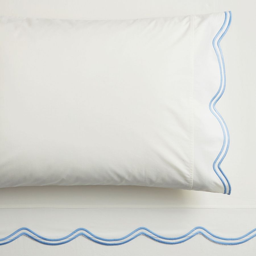 LoveShackFancy Embroidered Scallop Sheet Set added by Katherine Brensinger
