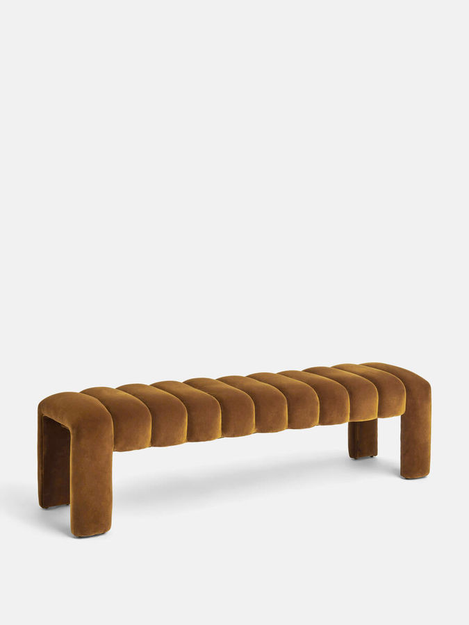 Willis Bench, Velvet, Mustard, US - Soho Home added by Jessica Beresford Barbaro