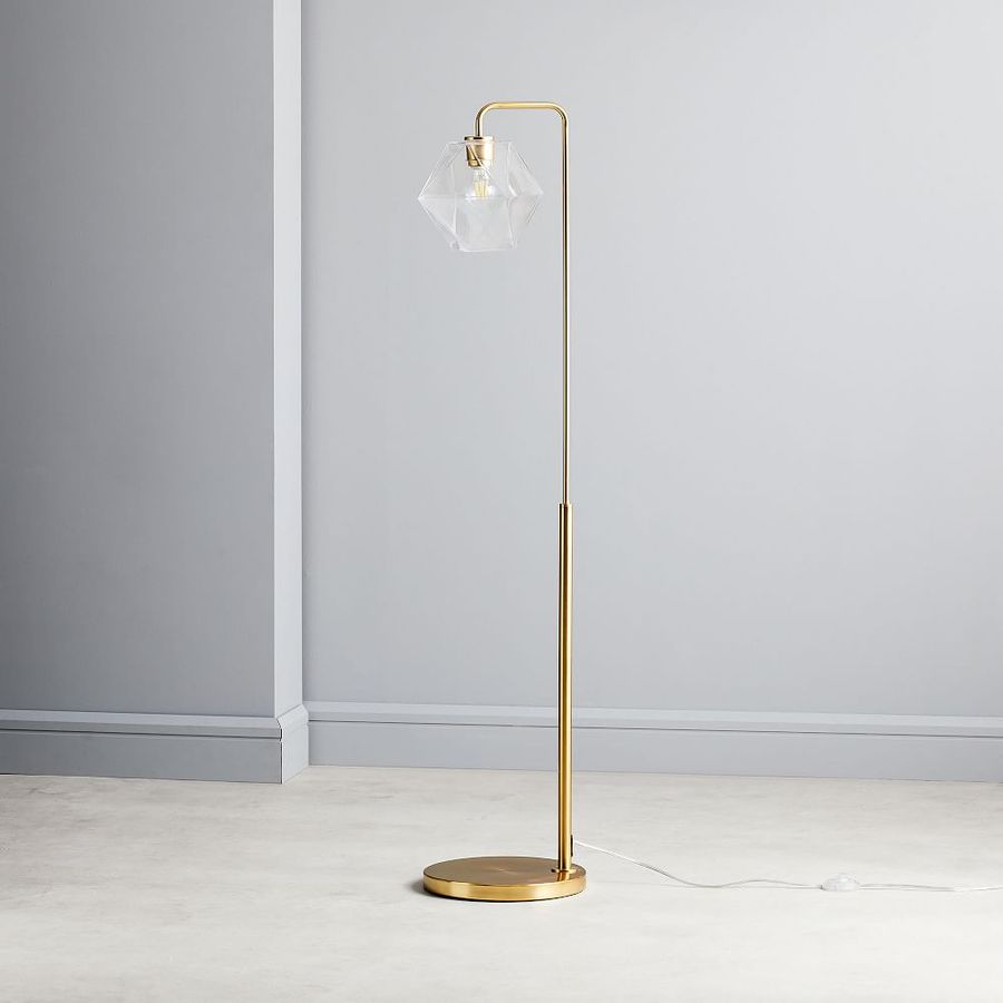 Sculptural Glass Faceted Floor Lamp - Clear added by Spoak Member