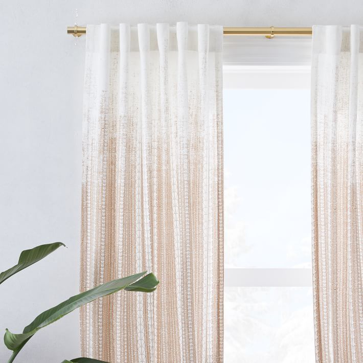 Echo Print Curtains (Set of 2) - Gold Dust 96"l added by Kate Lynn Nemett
