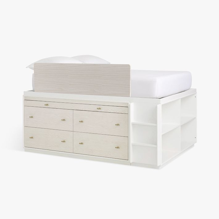 Modernist Captain's Full Bed w/ Desk - Winter Wood added by Spoak Member