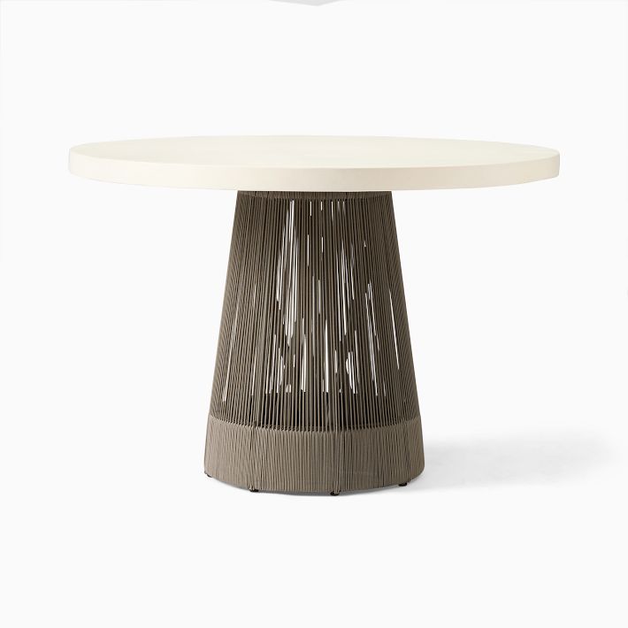 Porto Pedestal Concrete Outdoor Dining Table (44&quot;) added by Spoak Member