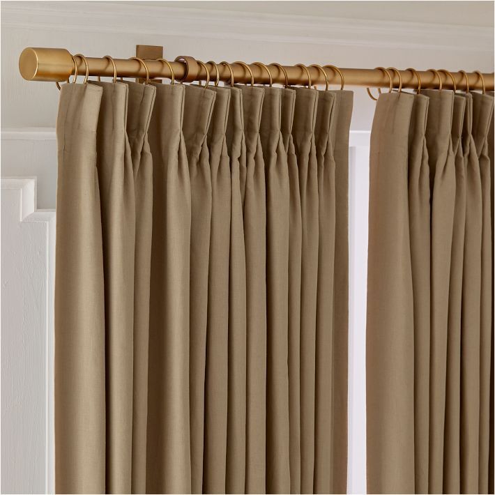 Pleated European Flax Linen Blackout Curtain added by Spoak Member