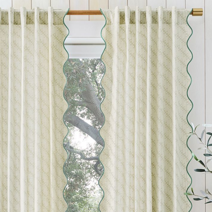 RHODE Batik Scallop Edge Blackout Curtain (Set of 2) added by Spoak Member