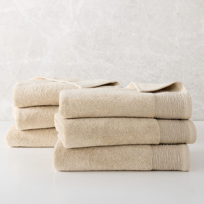 Cotton Linen Gathered Border Towel Set added by Spoak Member