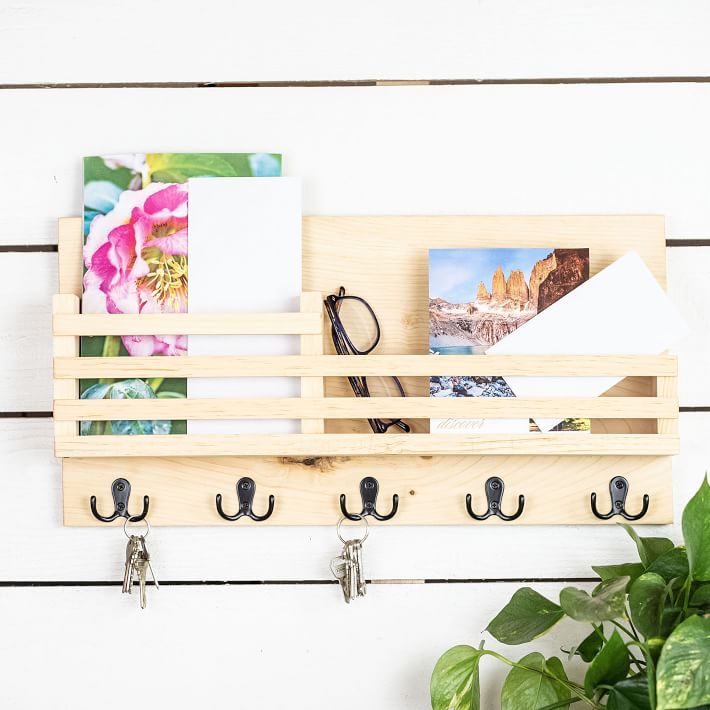 The McGarvey Workshop Wood Rail Mail Holder added by Spoak Member
