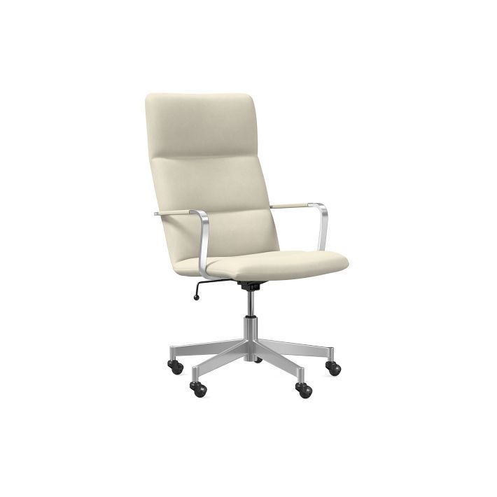 Cooper Mid-Century High-Back Leather Swivel Office Chair added by Spoak Member