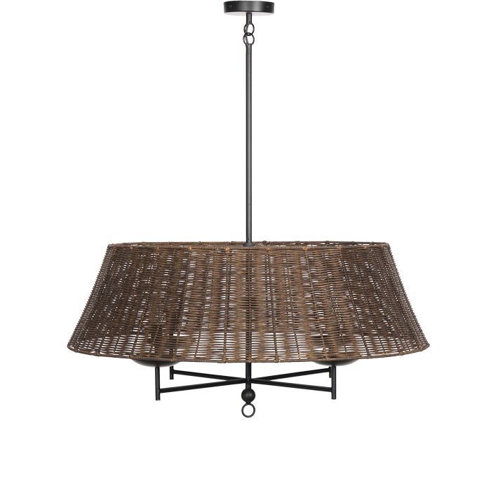 Evgenia Rattan Chandelier (36&quot;) added by Spoak Member