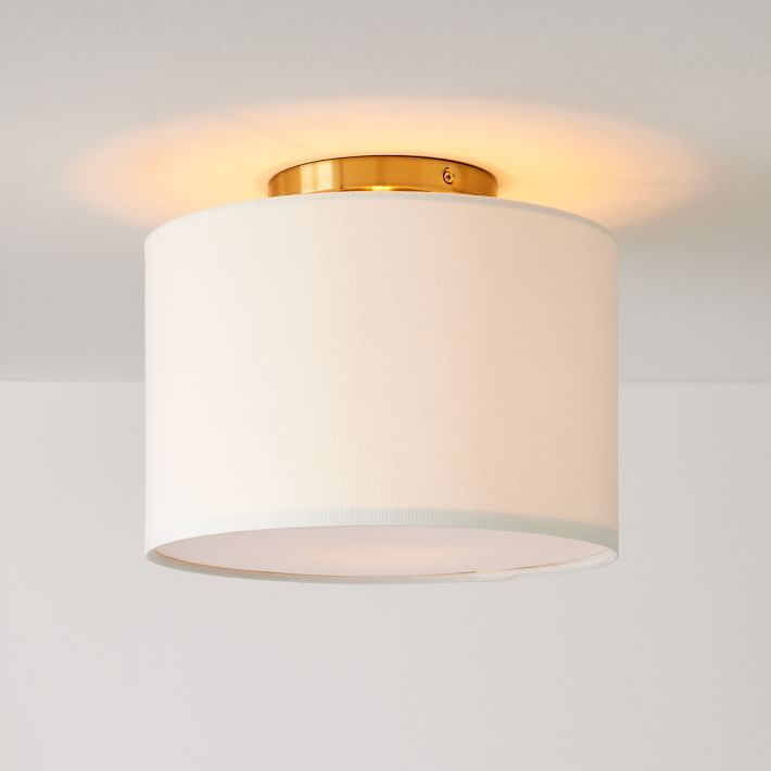Fabric Shade Drum Flush Mount (12&quot;&ndash;16&quot;) added by Spoak Member